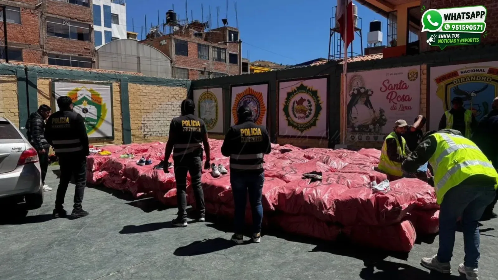 Incautan 144 bultos de calzado de segundo uso valorizados en más de 147 mil soles en Juli