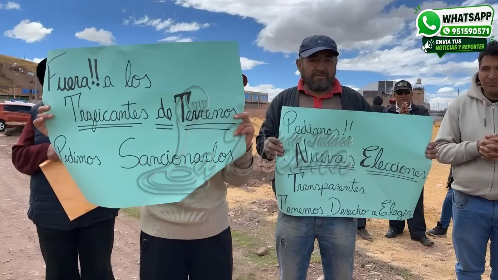 Vecinos del barrio Magisterial Taparachi