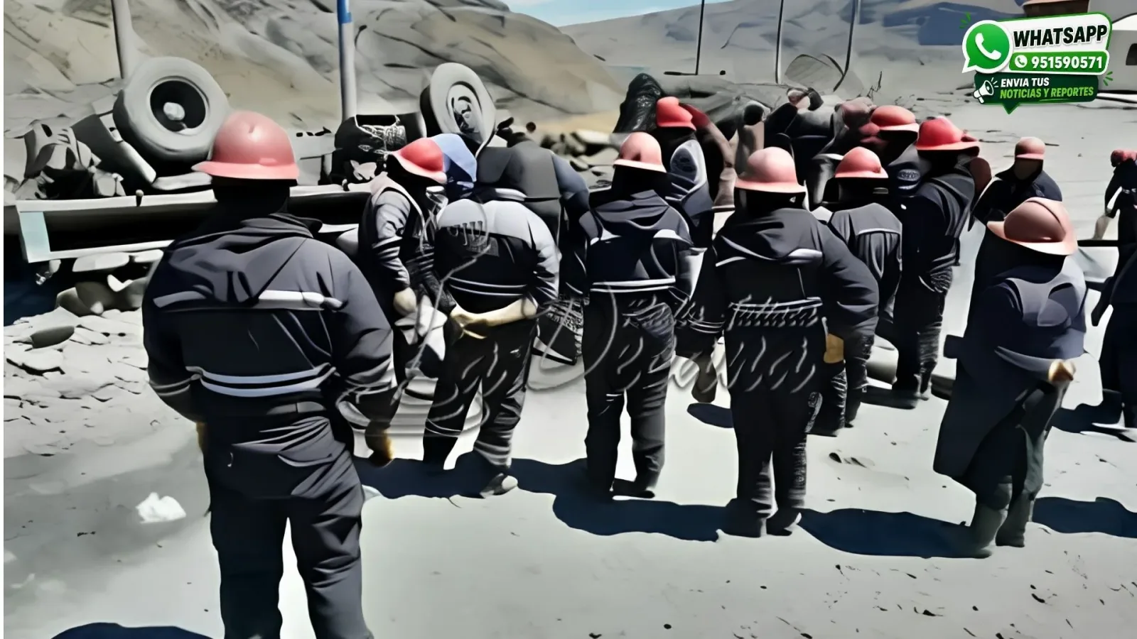 Tragedia en Cerro Lunar minero muere tras volcarse canter por presunta falla en los frenos