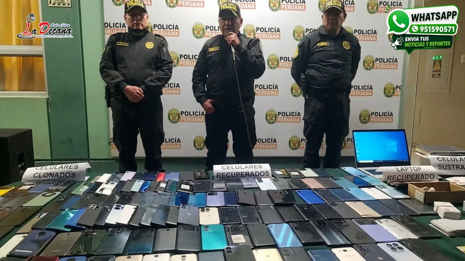 Celulares Incautados Juliaca Operativo Policial