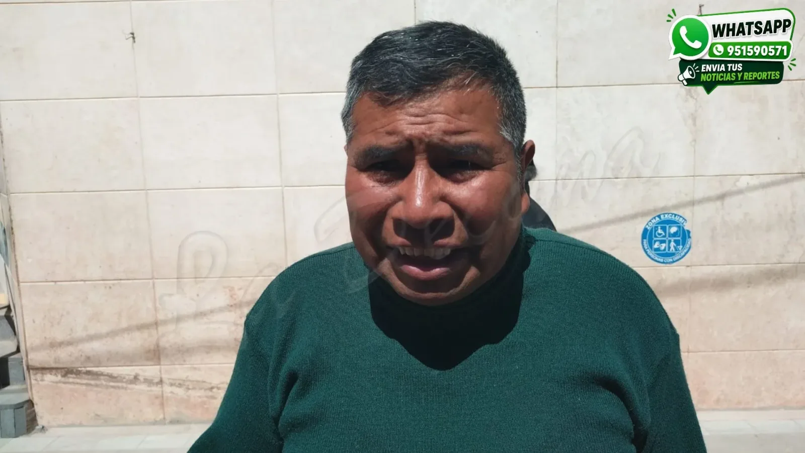 Presidente de la urbanización, Juan Ccapa Choquehuanca