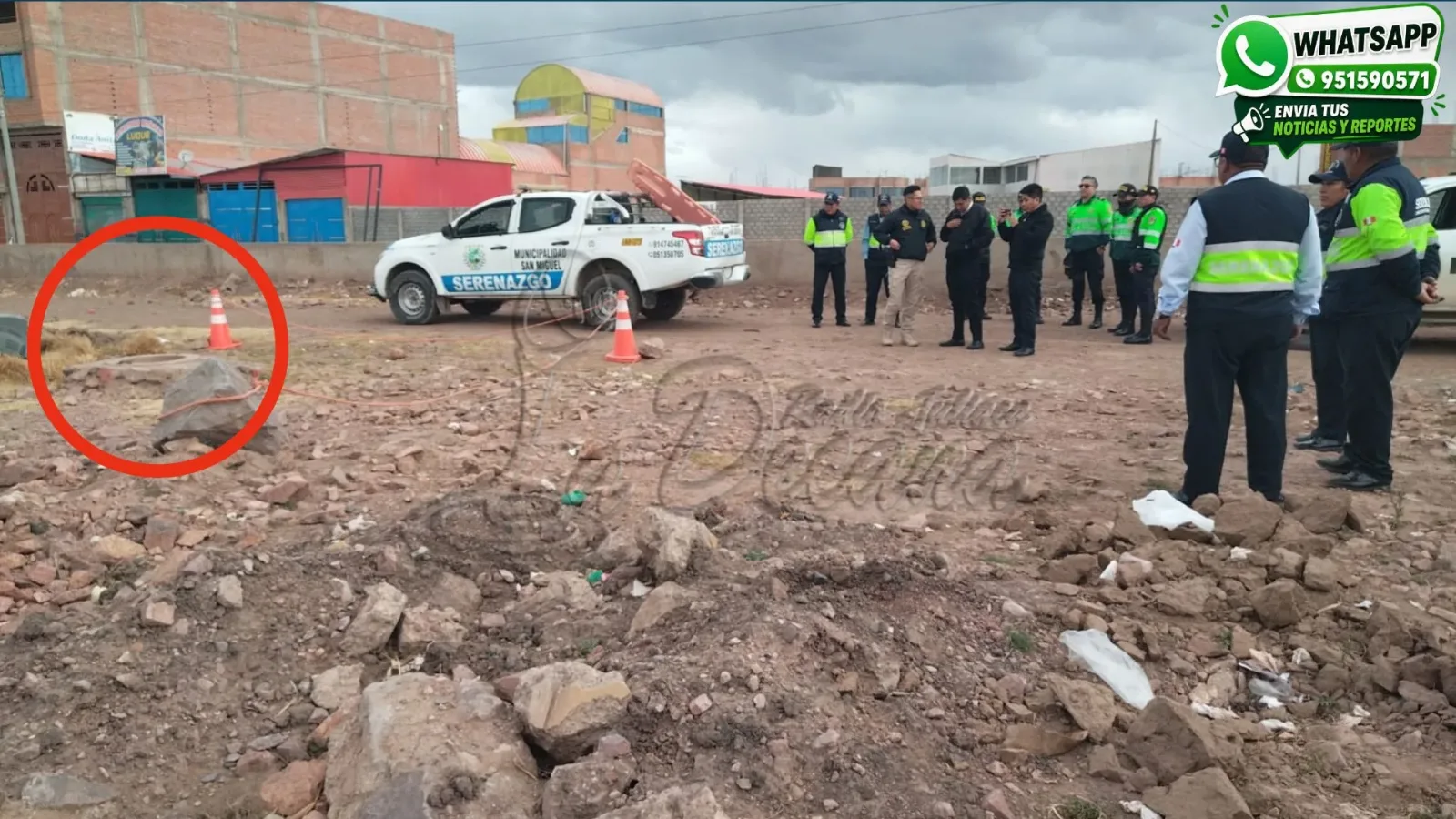 Hallan cuerpo de un varón dentro de un pozo de 10 metros en San Miguel