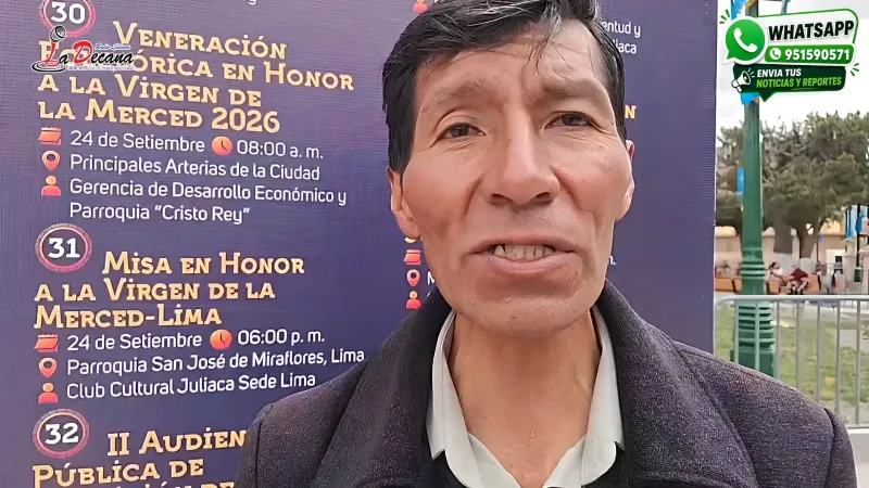 Eusebio Cabrera Chunga dirigente de Juliaca