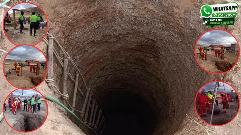 Dos hombres mueren asfixiados dentro de un pozo mientras buscaban agua en Tirapata