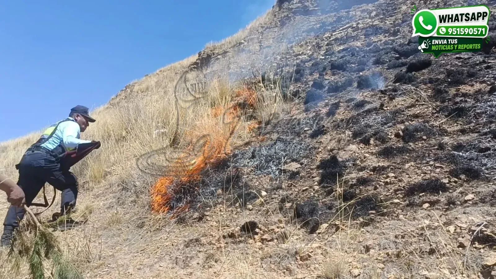 Incendio-forestal-fue-controlado-en-cerros-de-Wichay-Jaran