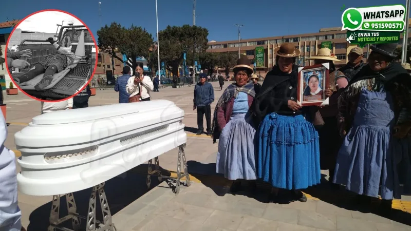 Familiares y comunidad educativa exigen justicia por muerte de escolar en accidente de tránsito en Juliaca