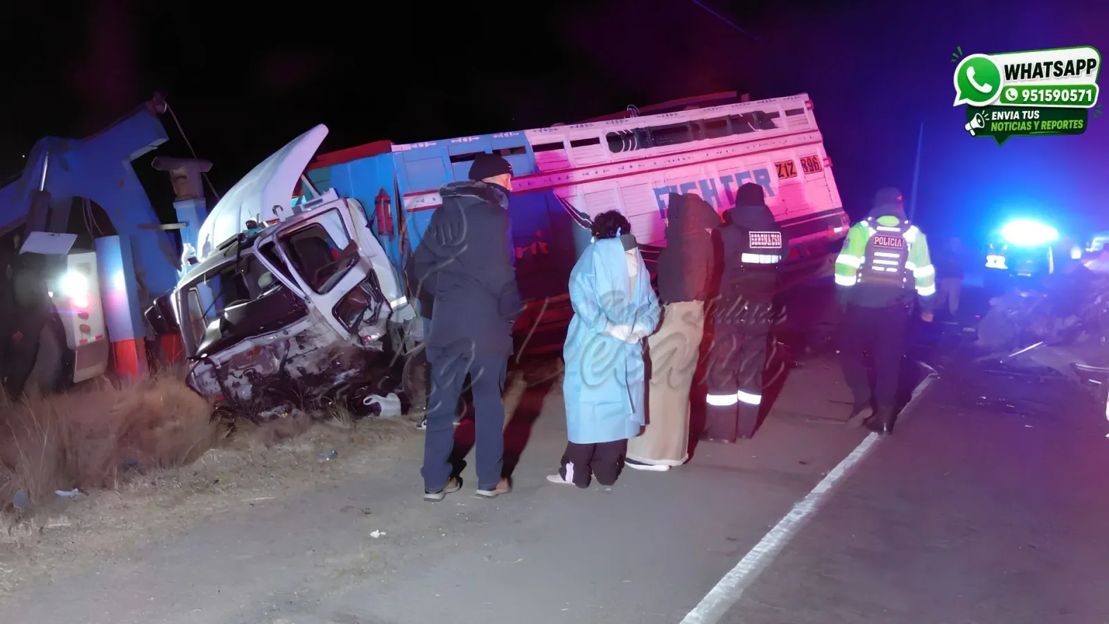 Pareja de esposos y su hijo mueren en fatal accidente en la vía Juliaca-Calapuja