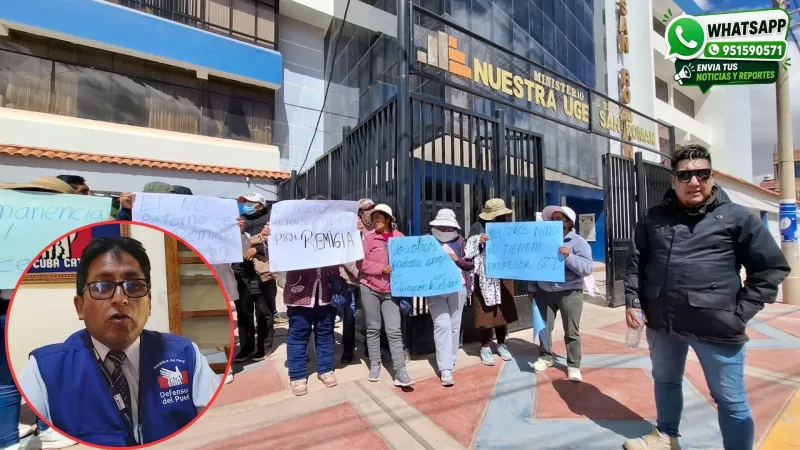 Defensoría advierte posible conflicto por retorno de docente cuestionada en institución educativa de San Román