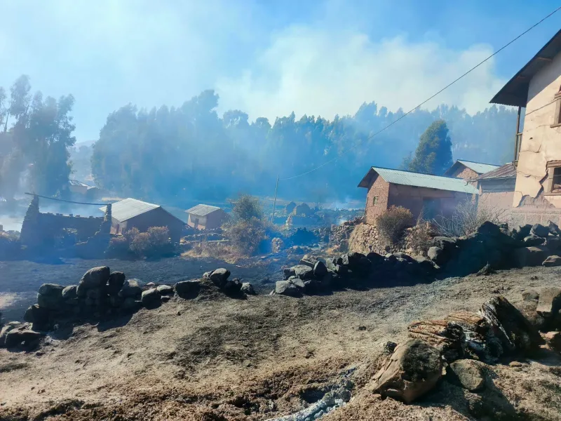 incendio forestal