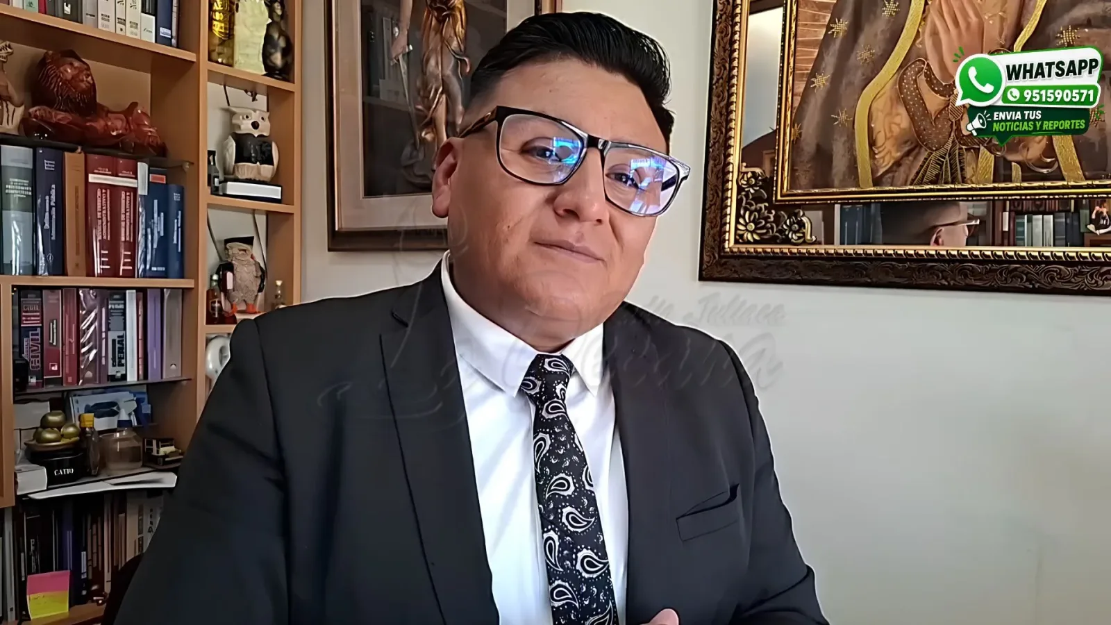 Especialista en temas de transporte, abogado Fidel Ayna Cachicatari