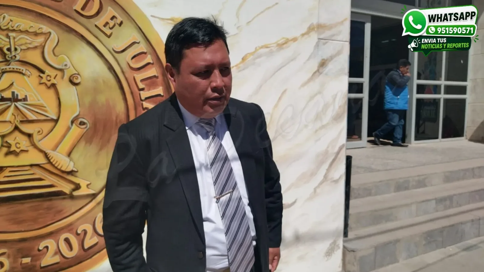 Exadministrador del distrito de San Miguel, Johnny Mamani Ponce
