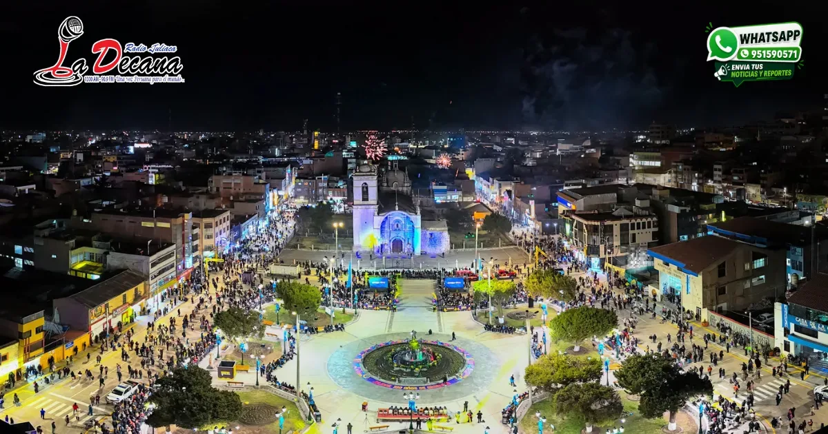 Plaza de Armas de Juliaca.