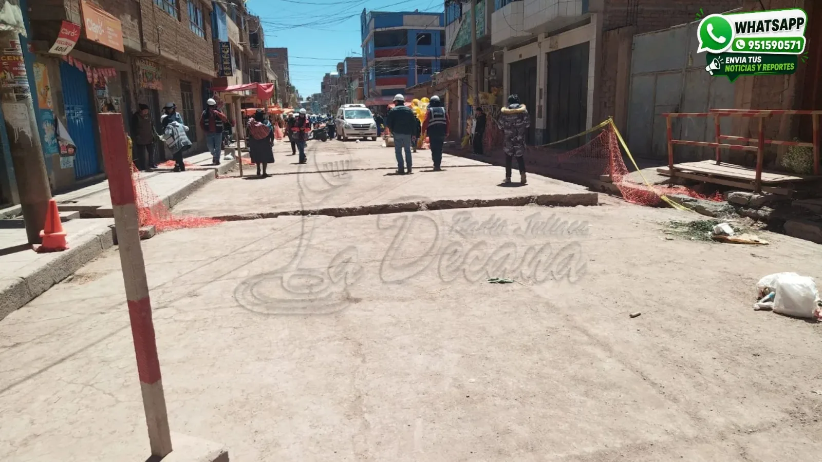 Vecinos cuestionan demora en cambio de tuberías en pleno centro de Juliaca
