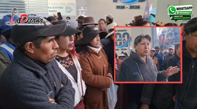 Comerciantes de la Feria de la Integración Andina protestan en la Municipalidad de San Román exigiendo ampliación de días