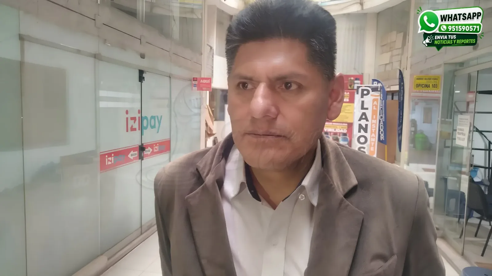Dirigente de la ciudad de Juliaca, Ramiro Díaz Tupa