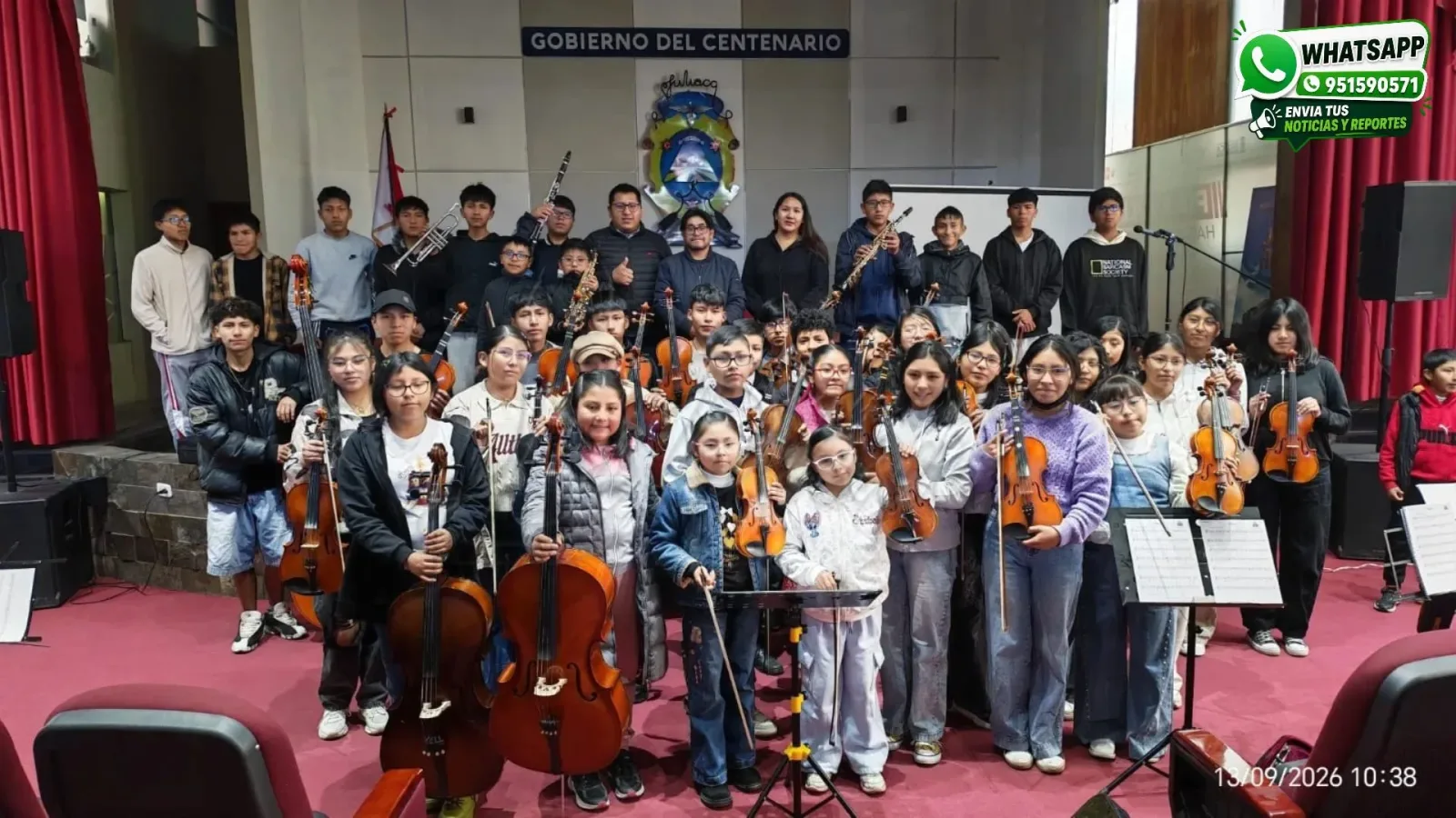 San-Román-impulsa-formación-musical-con-Orquesta-Sinfónica-Infantil-por-el-Centenario
