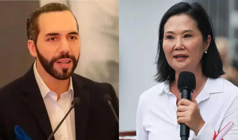 Keiko Fujimori y Nayib Bukele