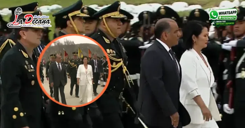 Keiko Fujimori participa en ceremonia de relevo del nuevo comandante general de la PNP