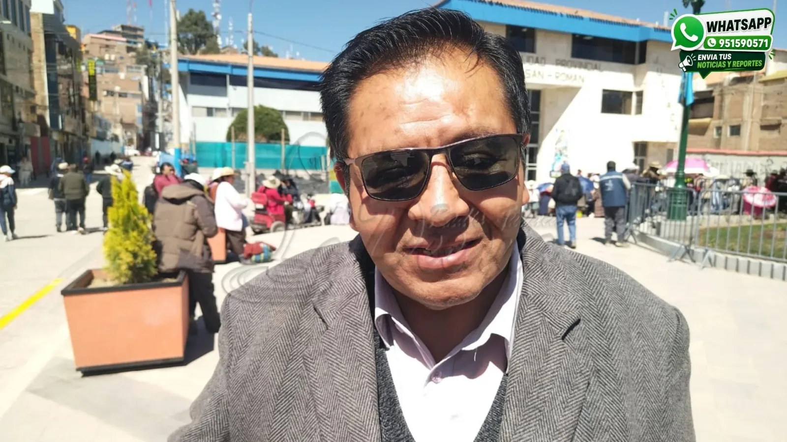 Exdecano del Colegio de Ingenieros de Puno, César Guerra