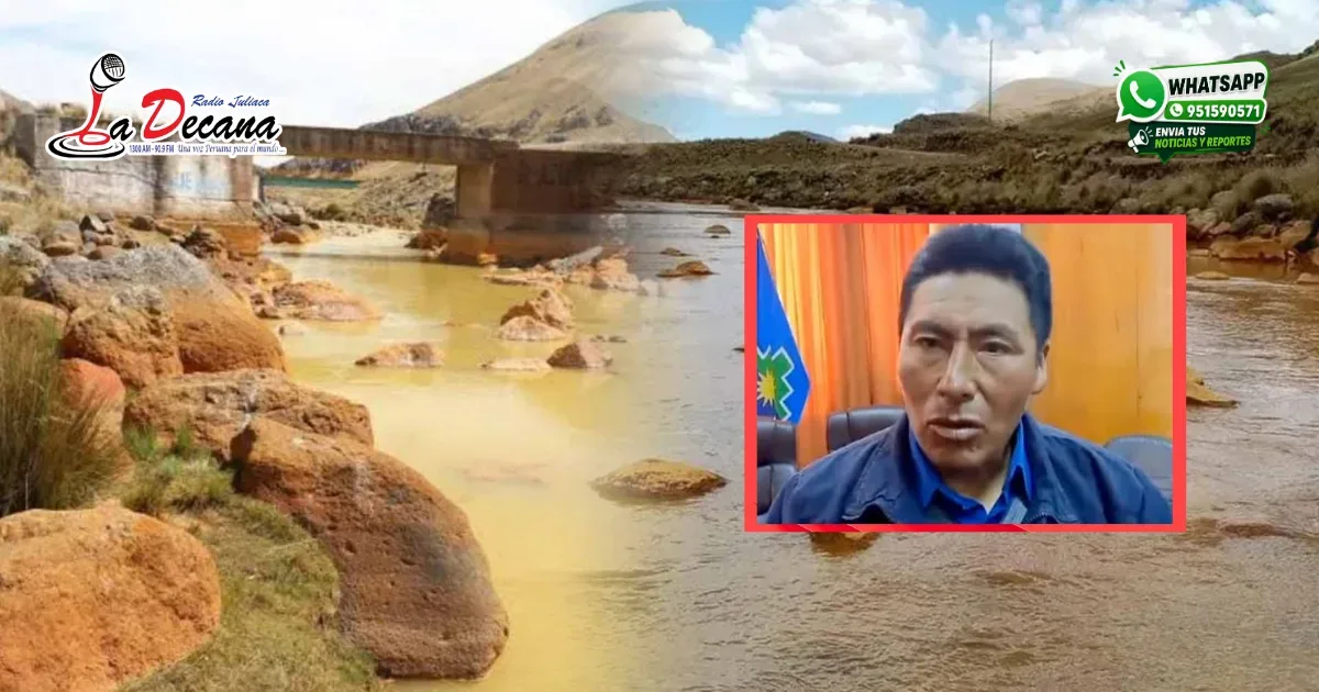 El expresidente del Frente de Defensa de la Cuenca Llallimayo, Hernán Nina,