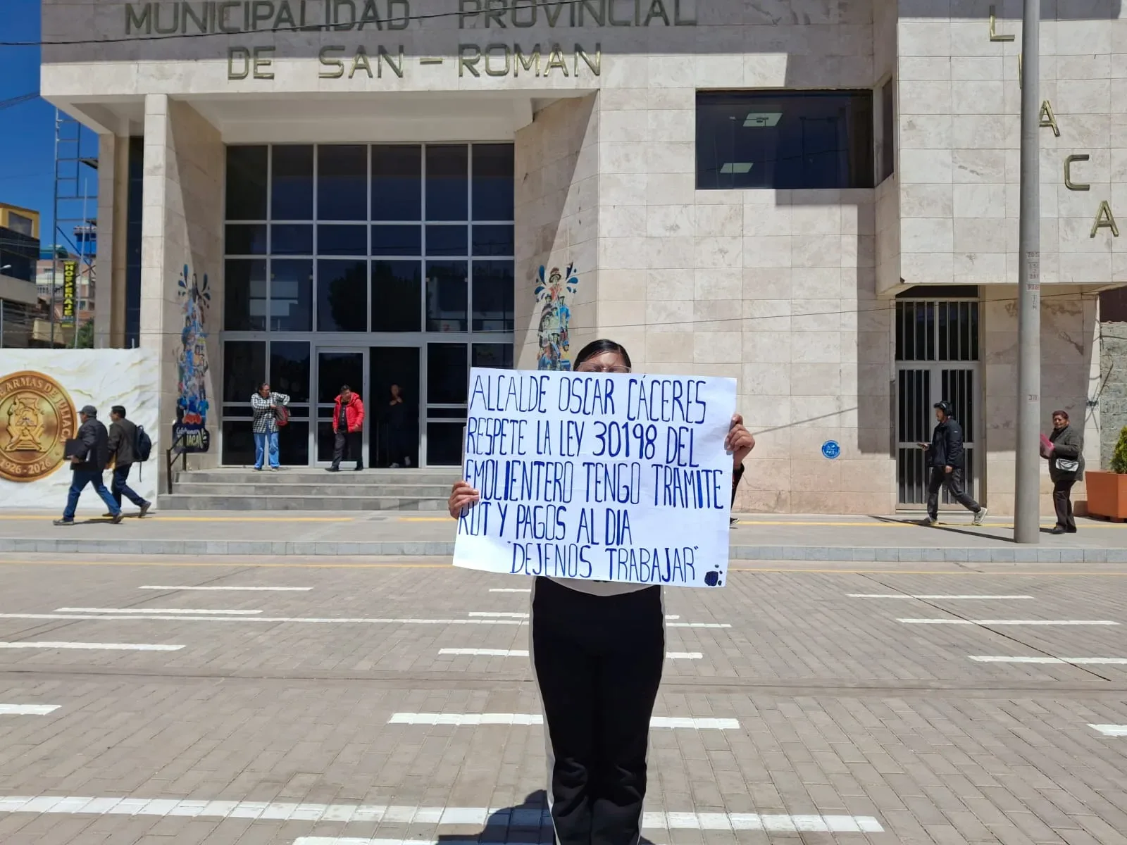 comerciante de emolientes denunció presunto hostigamiento