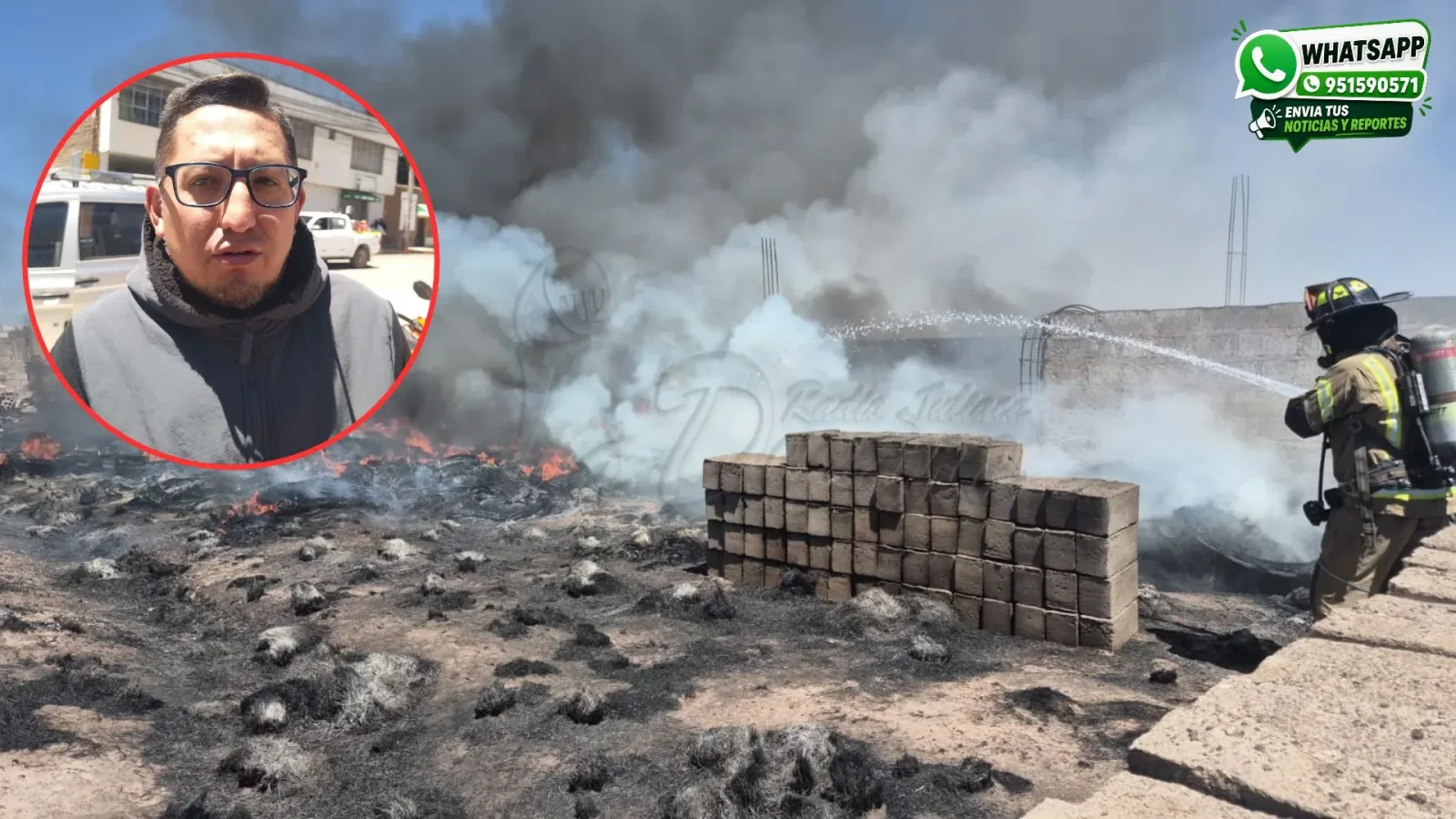 Bomberos de Juliaca atendieron 31 incendios estructurales y 16 forestales en lo que va del año