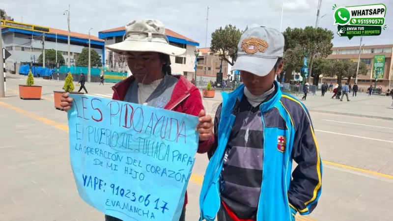 Niño de 13 años necesita operación al corazón, pero su familia no tiene dinero para trasladarlo a Lima