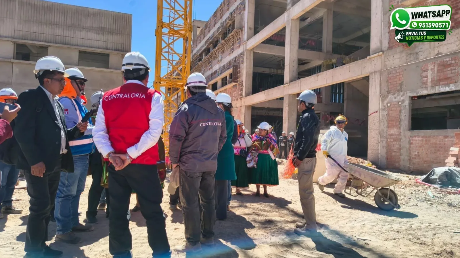 Contraloría advierte lento avance en hospital de Huancané y evalúa situación de la carretera Checca–Mazocruz