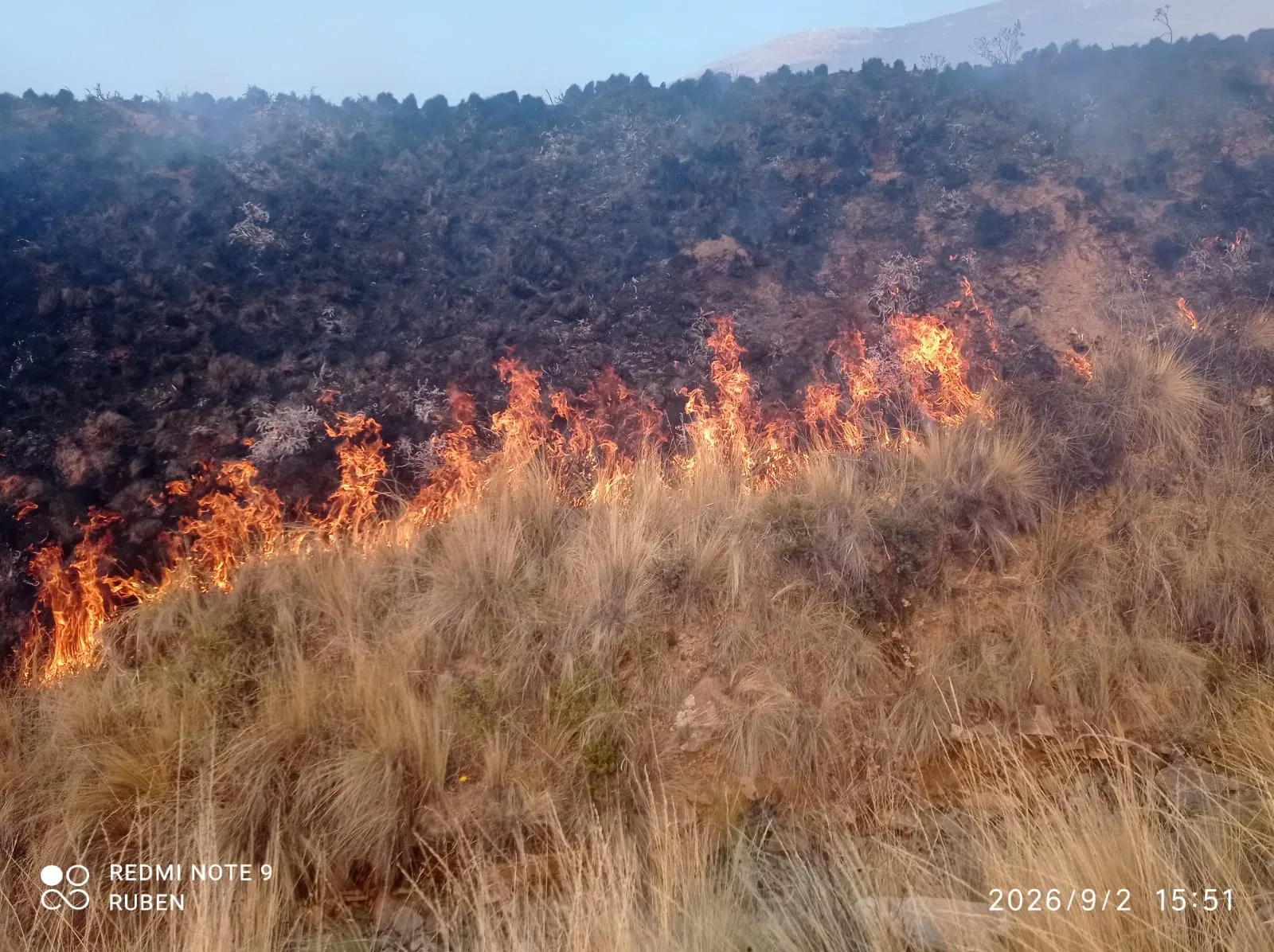 Incendio Aransaya - Lampa