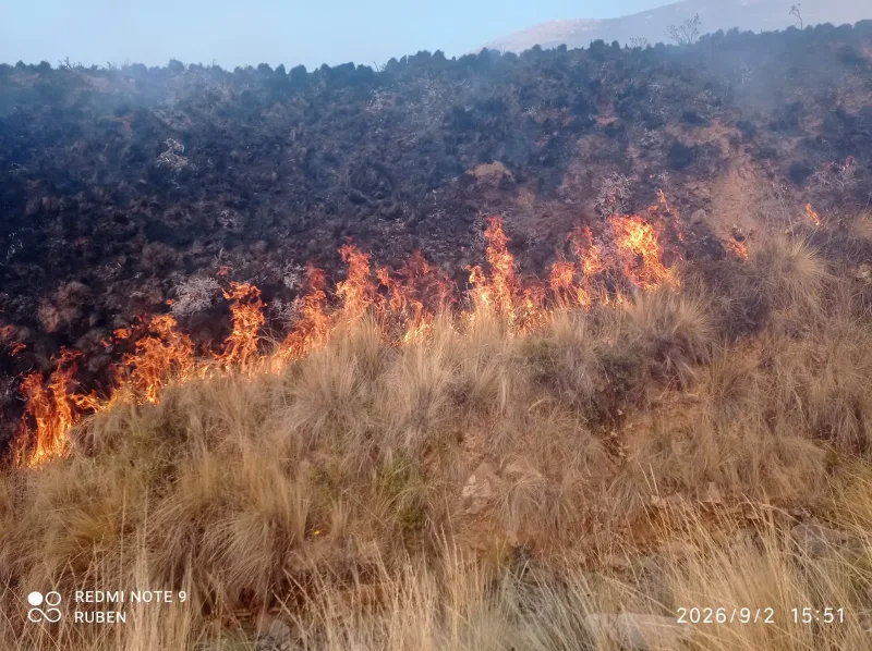 Incendio Aransaya - Lampa