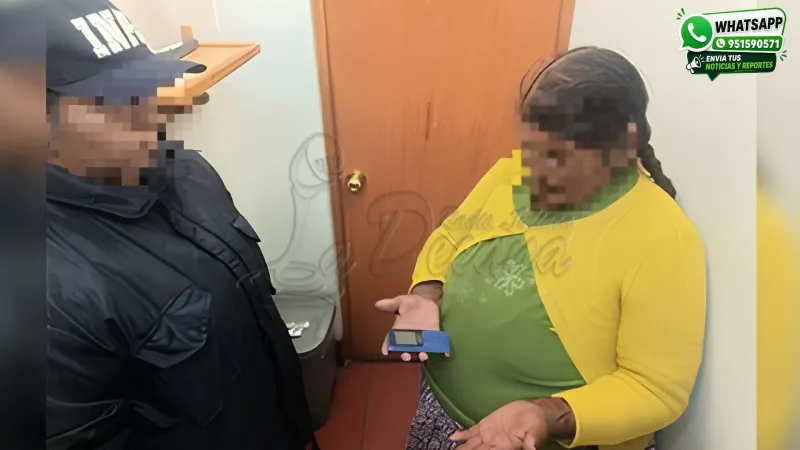 Intervienen a mujer que intentaba ingresar celular oculto al penal de Puno