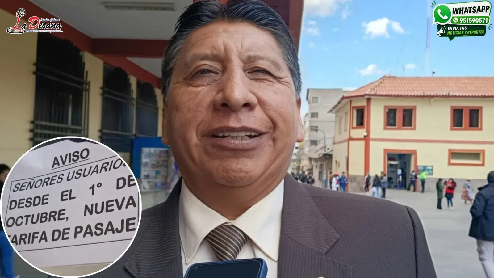 regidor de puno transporte