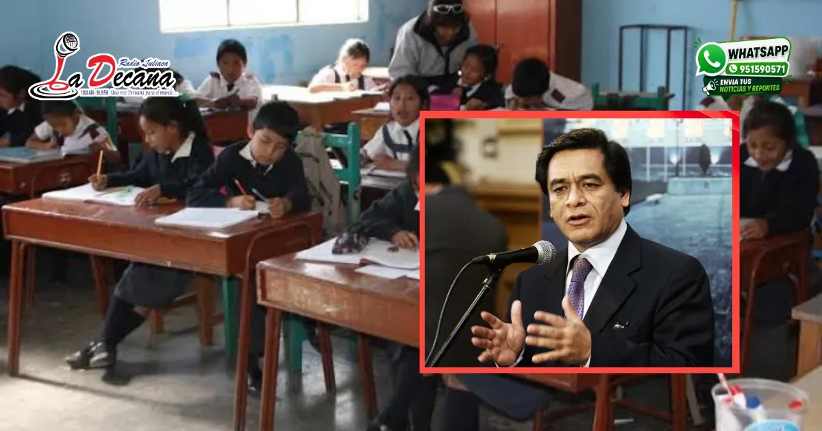 El ministro de Educación, José Antonio Chang
