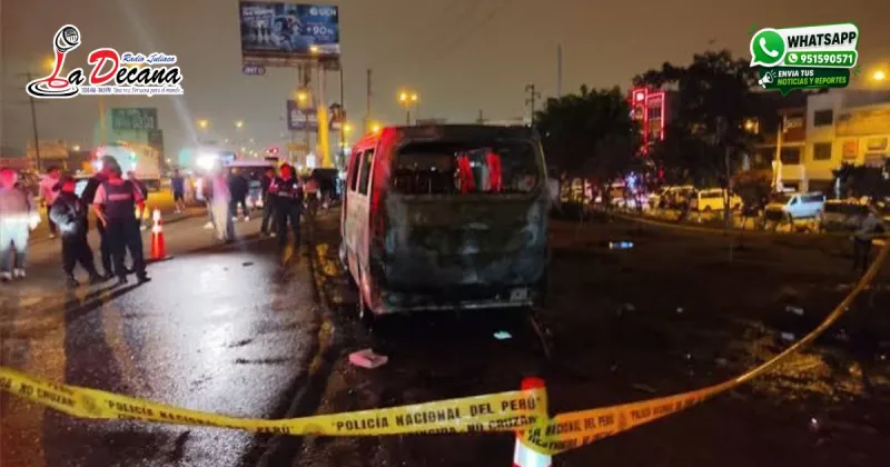 Asesinan y queman a colectivero dentro de su auto por extorsión de la banda 'Los Mexicanos'