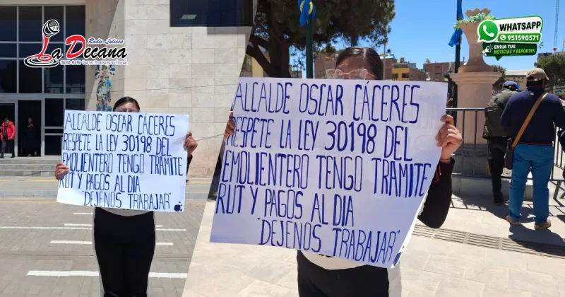 comerciante de emolientes denunció presunto hostigamiento