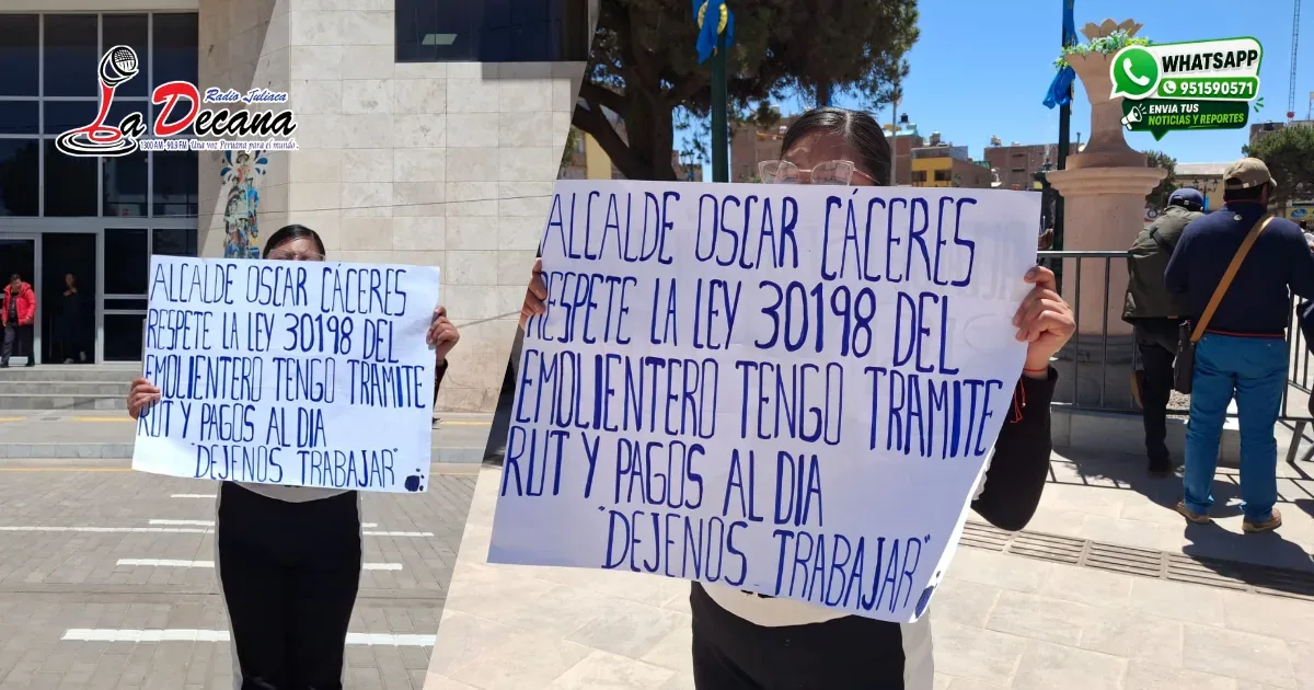comerciante de emolientes denunció presunto hostigamiento