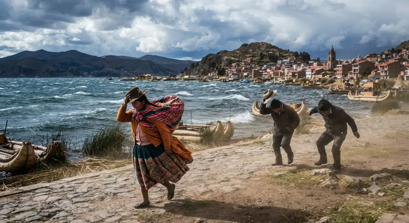 vientos y ráfagas en Puno