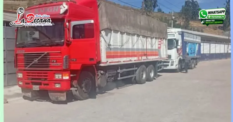 Asaltan camión con 18 toneladas de yuca en la zona fronteriza de Puno con rumbo a Tacna