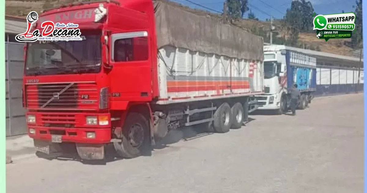 Asaltan camión con 18 toneladas de yuca en la zona fronteriza de Puno con rumbo a Tacna