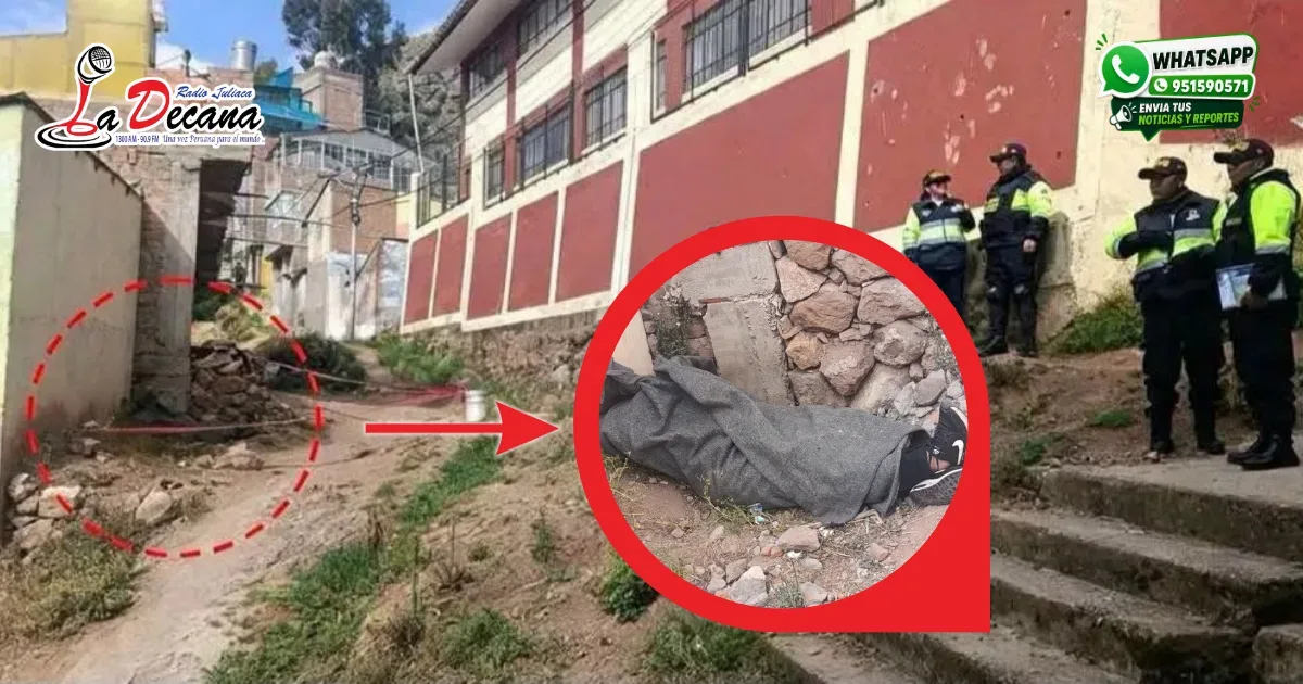 Hallan el cuerpo de una joven abandonada y cubierta con una manta en Puno