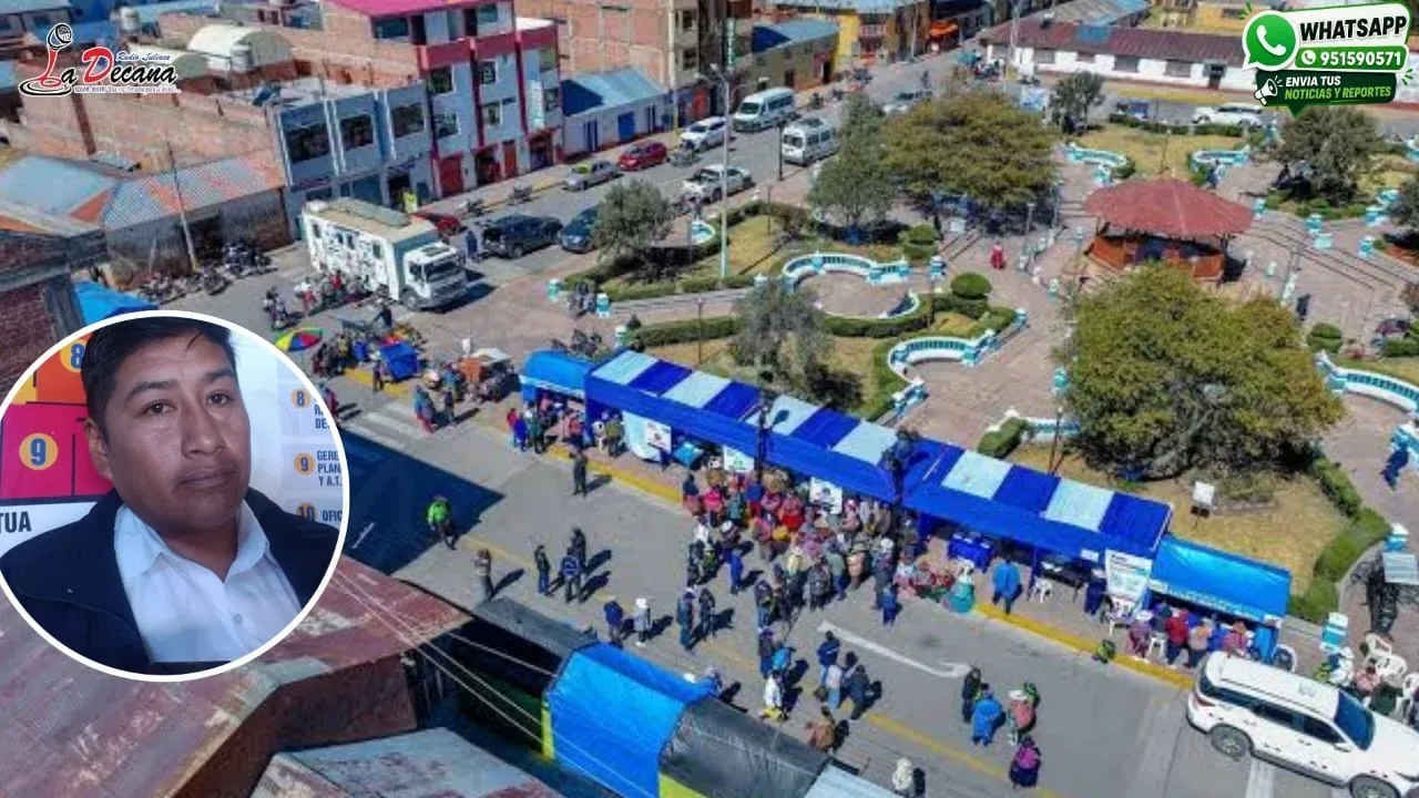alcalde del centro poblado de Collacachi, Joel  Figueroa Gómez