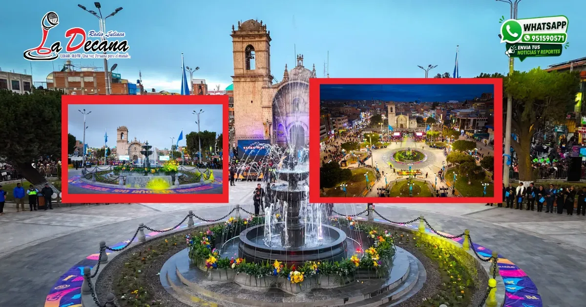 Plaza de Armas de Juliaca.