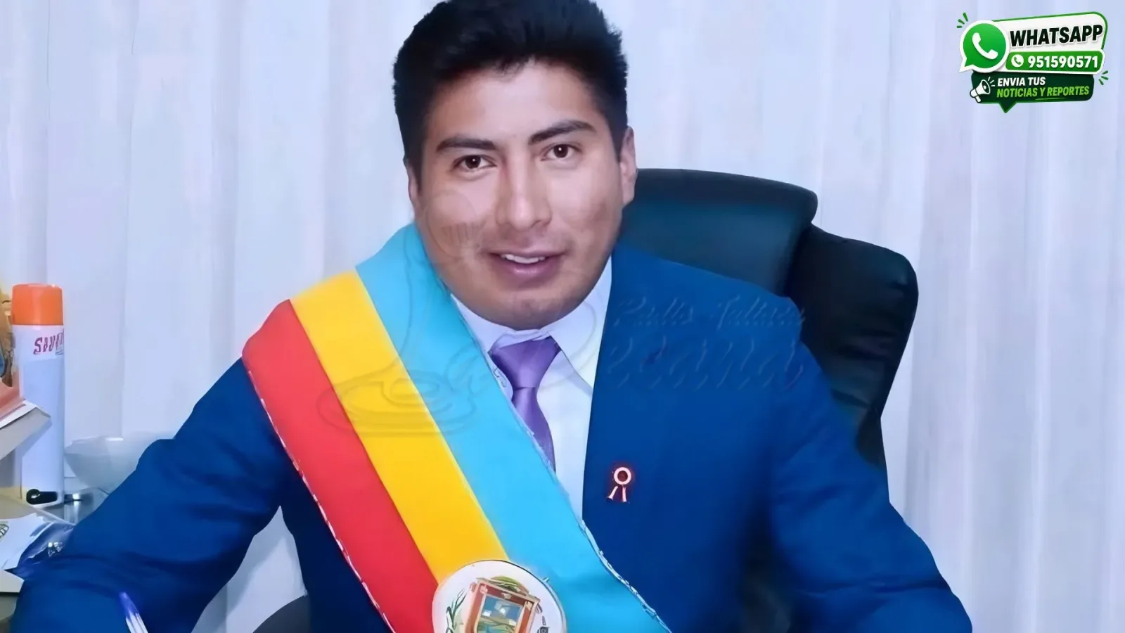 Alcalde del distrito de Huacullani, provincia de Chucuito Juli, Magno Tito Apaza Mamani