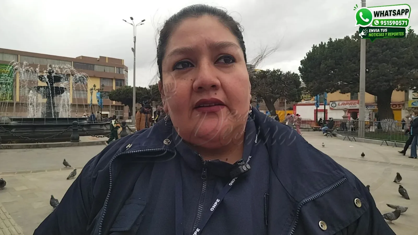 La jefa de la ODPE San Román, Fiorella Jiménez Aguilar