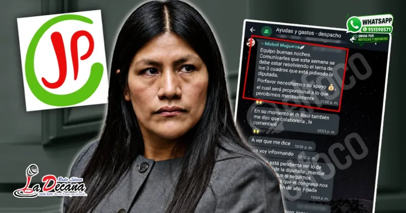 La congresista o diputada de Juntos por el Perú, Catherin Palomino,