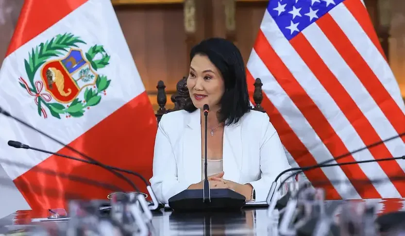 Keiko Fujimori alcanza un 37 % de aprobación y 49 % de desaprobación