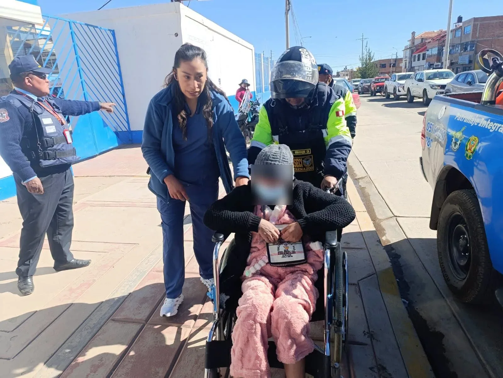 Serenazgo auxilia a tres adultos mayores durante patrullajes preventivos en Puno