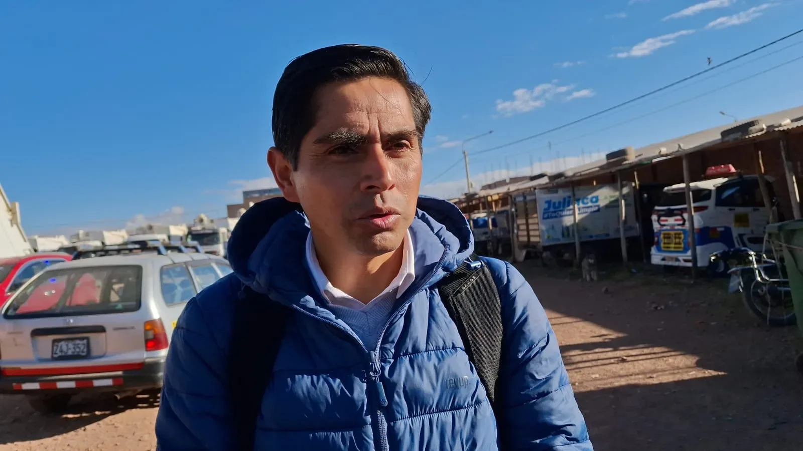 gerente de Gestión Ambiental y Residuos Sólidos de la Municipalidad Provincial de San Román, Arturo Oroz Bocangel