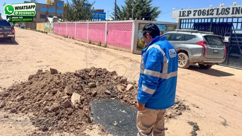 Sunass-interviene-ante-colapso-de-desagüe-y-falta-de-agua-en-instituciones-educativas-de-Juliaca