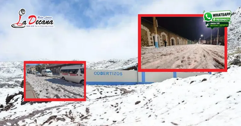 SENAMHI pronostica lluvias, granizo y nieve en 12 provincias